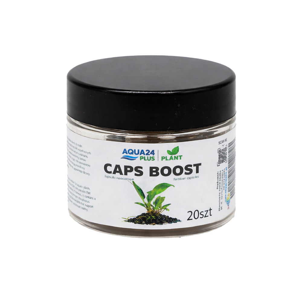 AQUA24 PLUS Zestaw Nawozów Makro Mikro Carbo Potas Żelazo+Caps Boost 20szt